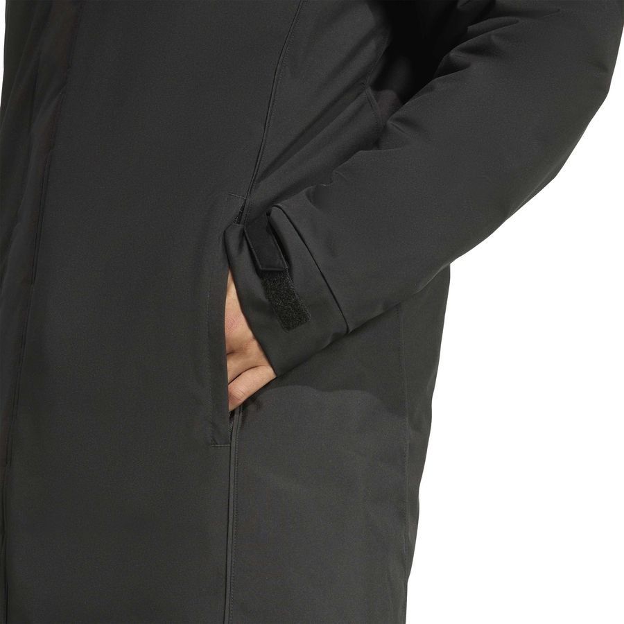 Liverpool Jacket Tiro 25 Parka - Black/Strawberry Red - Men's-SoccerKits Hub | Buy Soccer Jerseys Online